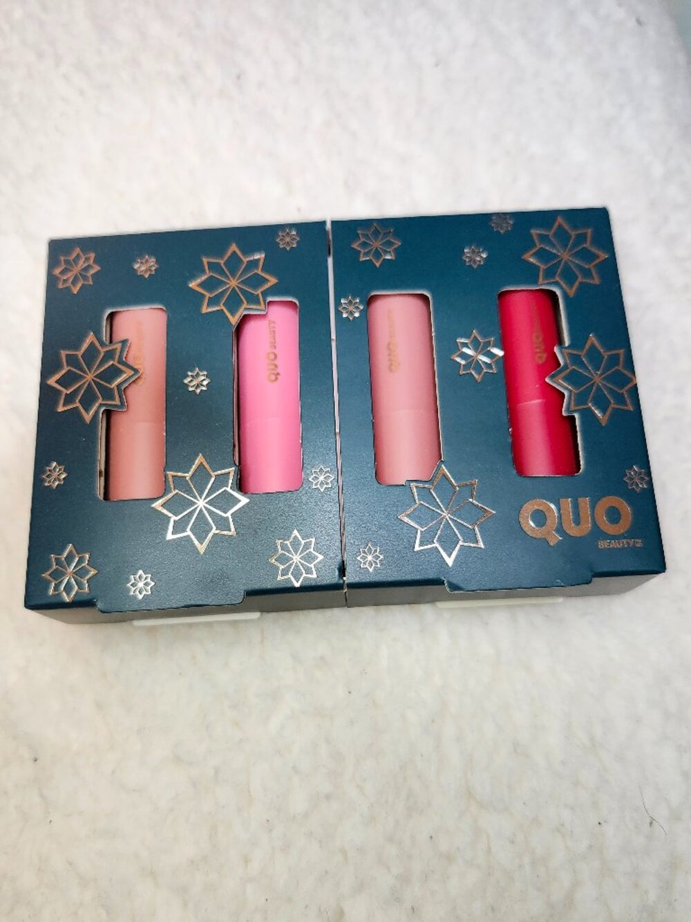NWT Quo Beauty Matte About You Lipstick Set